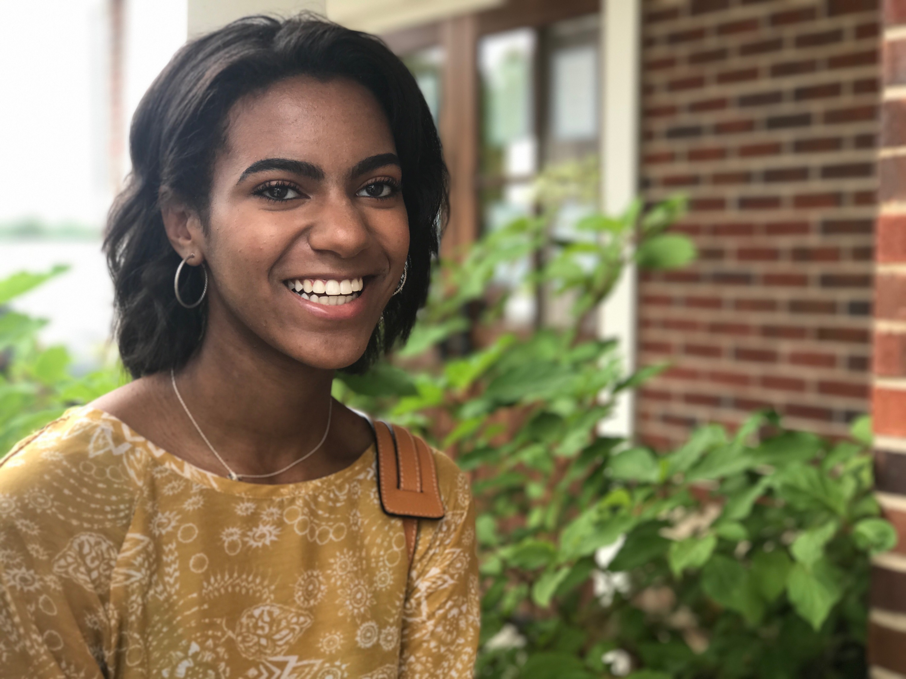 Teen patient with a nice smile