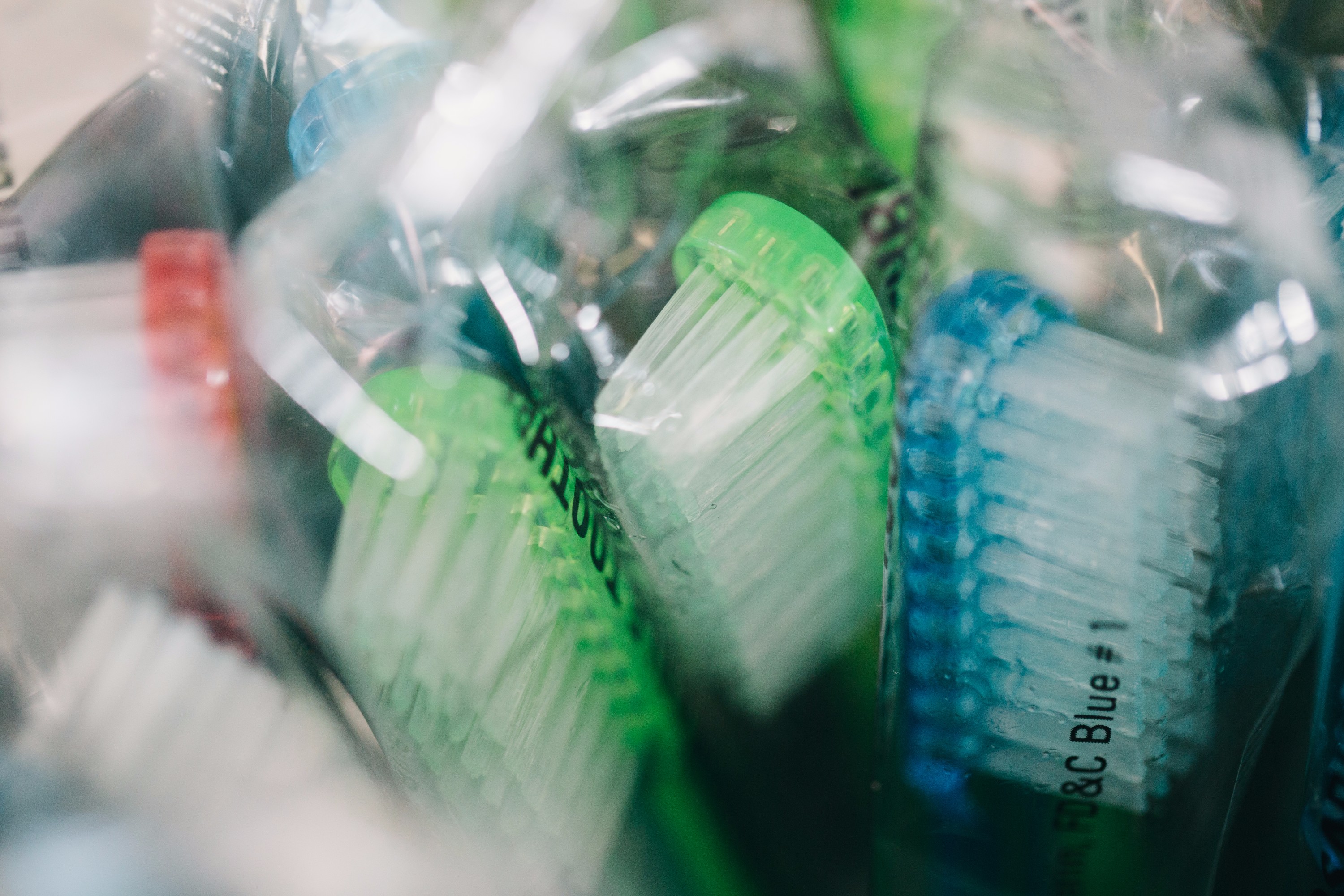 Multi-colored toothbrushes