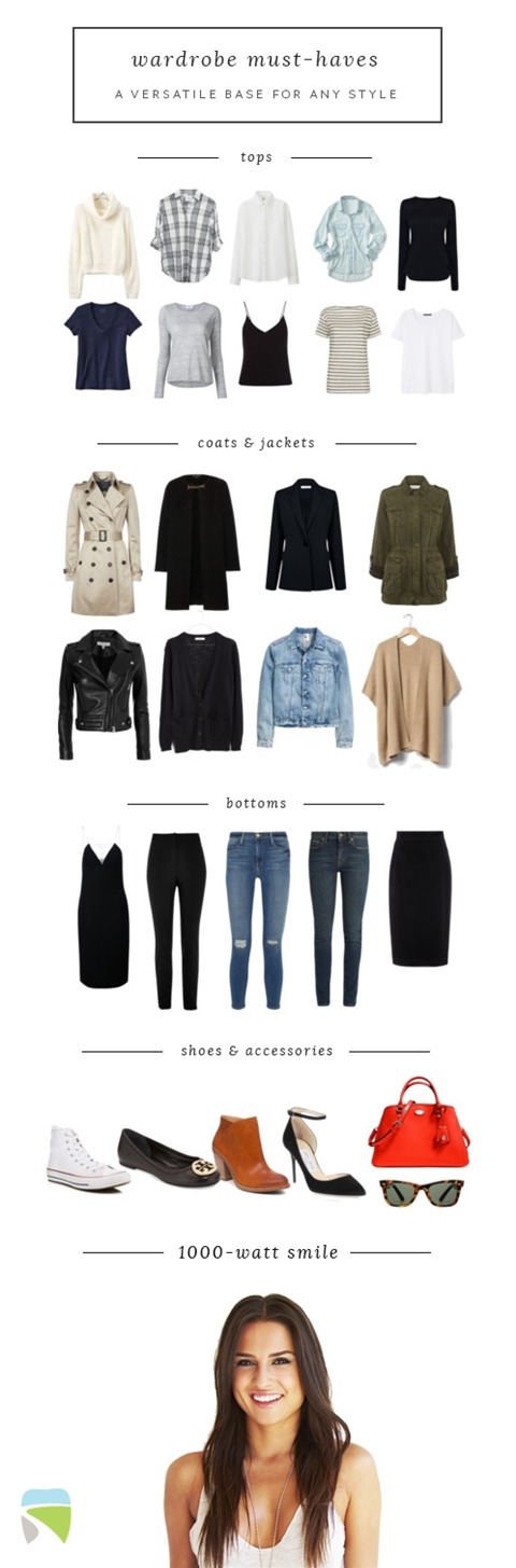 Wardrobe Must-Haves for Any Style! | Braces Fashion | Orthodontics and Fashion