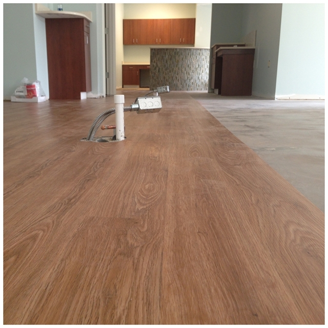 Luxury Vinyl wood floors for Orthodontic Office