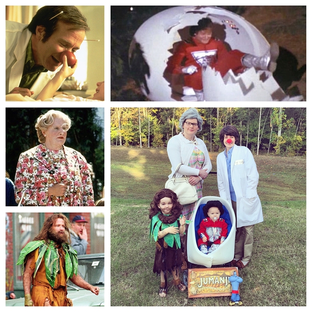 Robin Williams Halloween Costume | Robin Williams Halloween Tribute | Jumanji | Mrs. Doubtfire | Mork & Mindy | Patch Adams | Aladdin