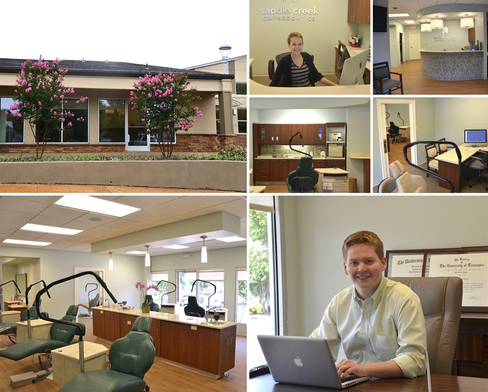 The Final result after 3 months of construction at Saddle Creek Orthodontics Office