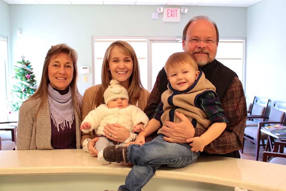 The Brinleys met Dr. Fagala's family at Saddle Creek Orthodontics in Germantown, Tennessee