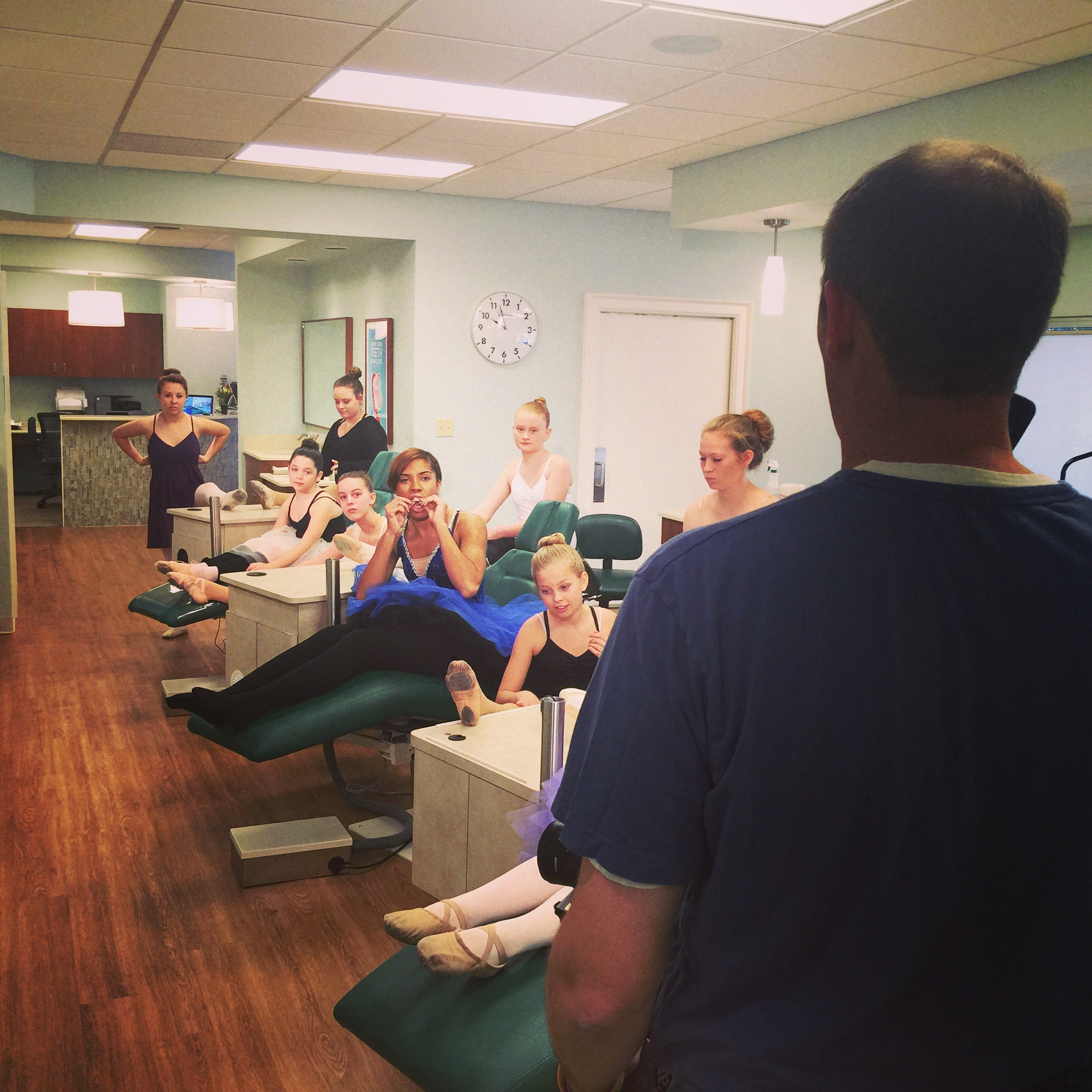 Russ Turman filming Alondra and the Ballerinas | Braces Off Video