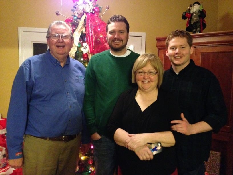 Orthodontist Dr. Kyle Fagala and his family in Jonesboro, Arkansas