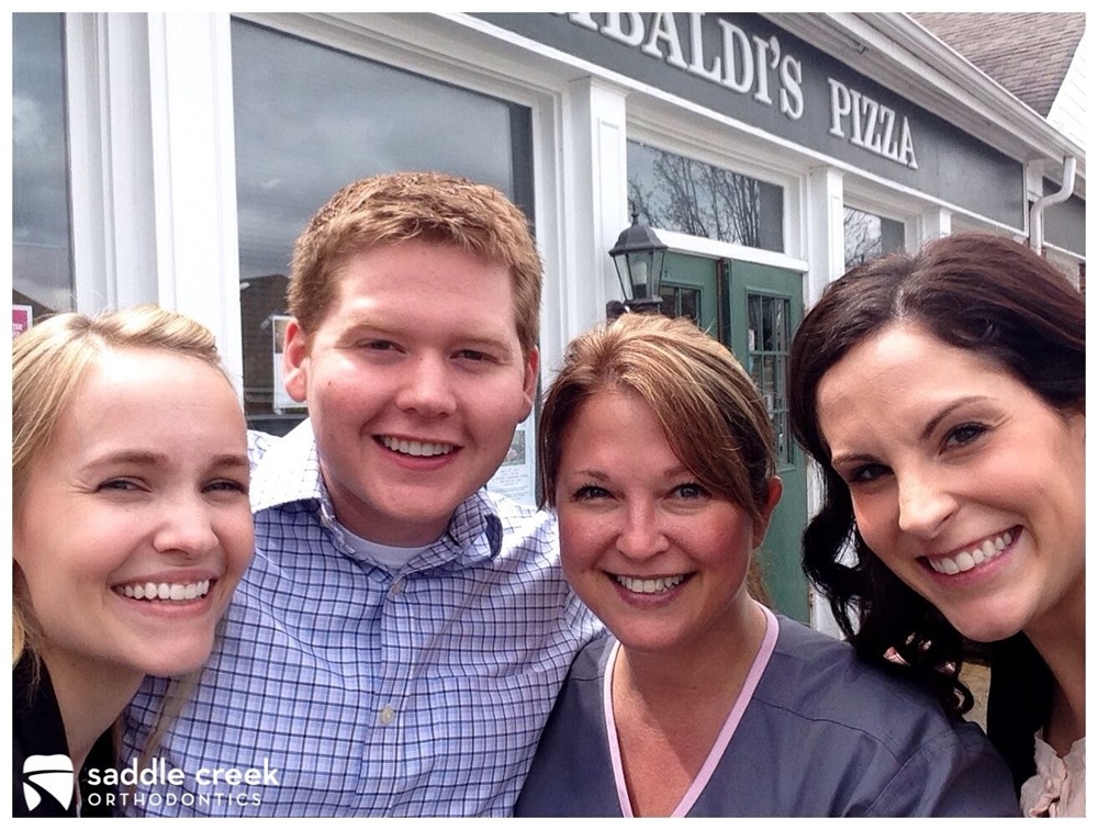 Saddle Creek Orthodontics | Staff Lunch | Garibaldi's Pizza in Germantown, TN