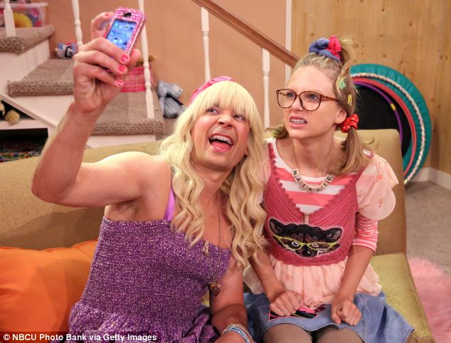 Taylor Swift and Jimmy Fallon with Braces