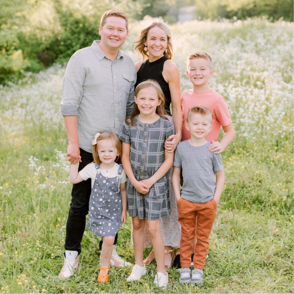 Dr. Kyle Fagala and family smiling